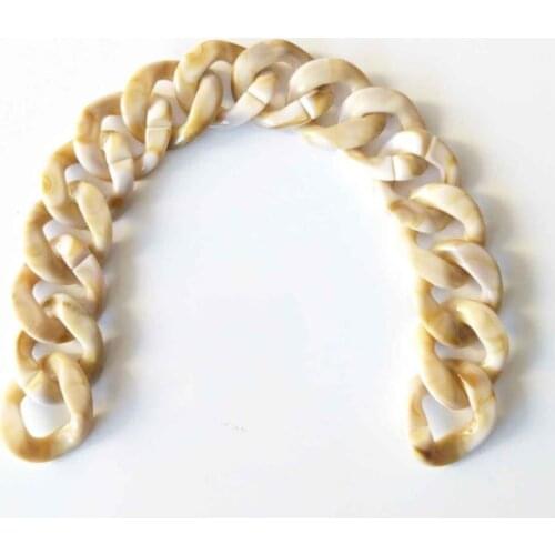 35cm Acrylic Chain Cream