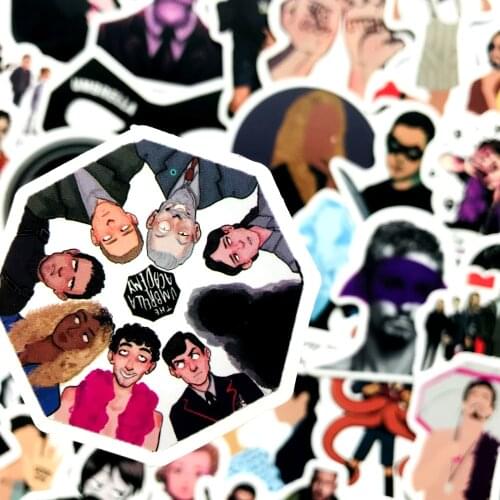 50pcs Drama The Umbrella Academy Sticker America TV Show PVC Waterproof Toy Stickers Gift