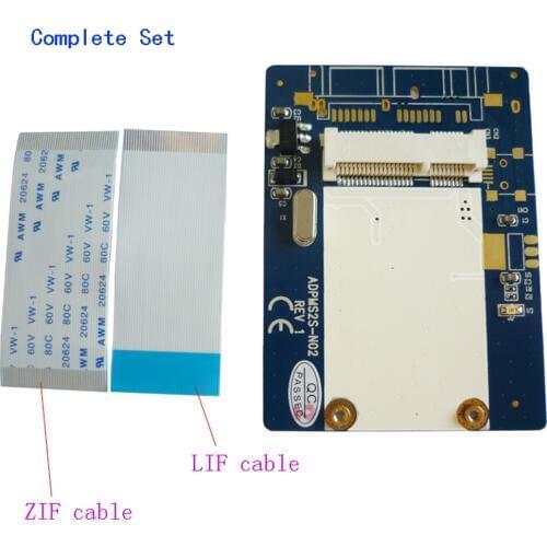 IT-GO ZIF to mSATA Adapter 1.8" ZIF/LIF CE HDD Hard Disk Drive SSD to 26 Pin mSATA Adapter Converter