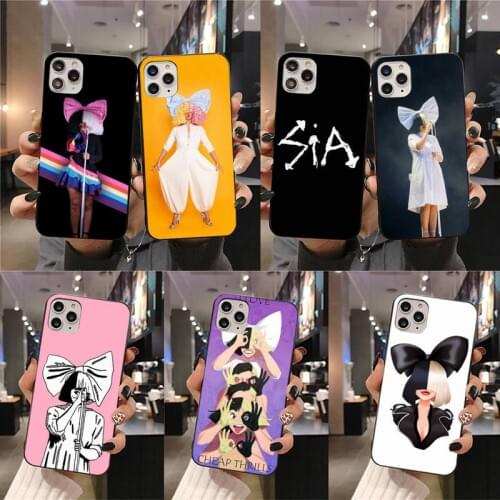 Sia Kate Isobelle Furler Phone Case for iphone 12 pro max mini 11 pro XS MAX 8 7 6 6S Plus X 5S SE 2020 XR case