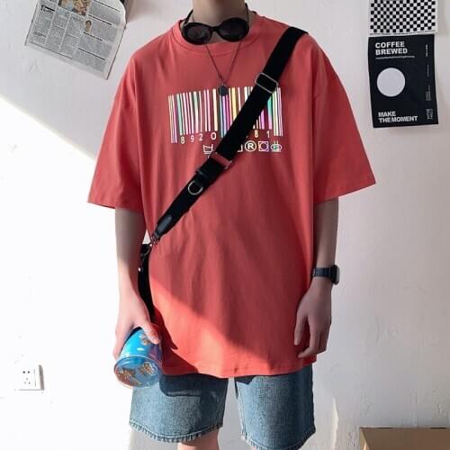 Men Code Reflective Oversized T Shirts 2020 Summer Mens Harajuku Casual Streetwear Tees Male Hip Hop Graphic Tshirts