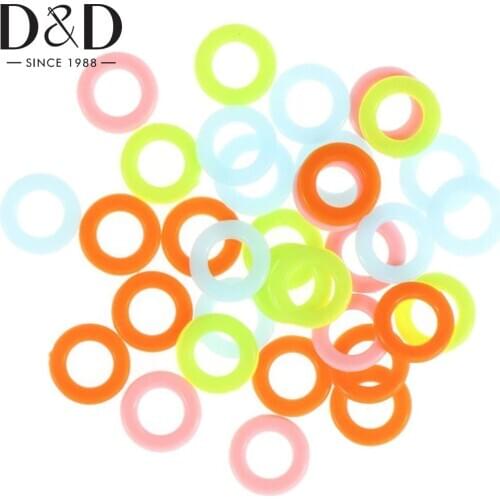 20/40/60/80/100pcs Stitch Markers Plastic Knitting Markers Rings for Crocheting Knit Latching Knitting Tools Sewing Accessory
