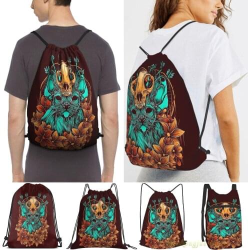 Men Waterproof Purpose Drawstring Backpack Bags Sphynx Women Outdoor Travel Backpacks Gym Bags Training Swimming Fitness Bag