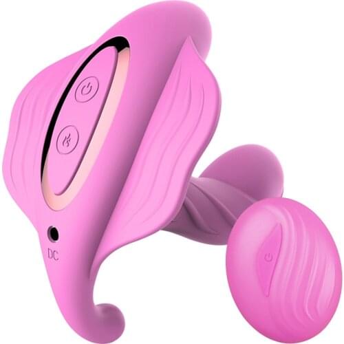 10 speed Smart Heating Butterfly Wearable Dildo Panties Vibrator G Spot Clitoral Stimulator Massager Women Panty Vibrator