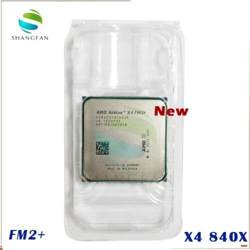 New AMD Athlon X4 840 x4 840x 3.1 GHz Quad-Core CPU Processor AD840XYBI44JA Socket FM2