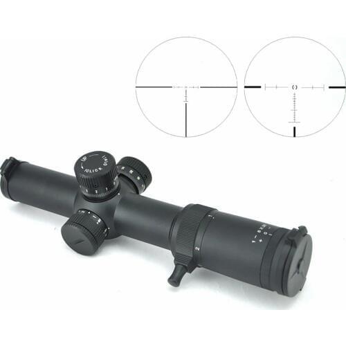 Visionking Optics 1-8x26 FFP Hunting Rifle Scope 1/10 Mil 35mm Scope W/21mm Rings Compact Riflescope