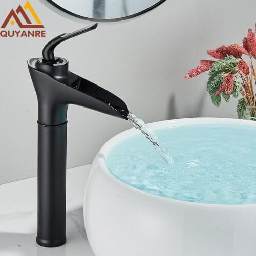 Quyanre Black Bath Faucets
