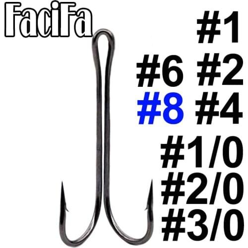 20 pcs Long Shank Double Hook Weedless Fishing hook Fly Tying Duple Hook for Jig Bass Fish Hook fishing tackle For Soft Lure