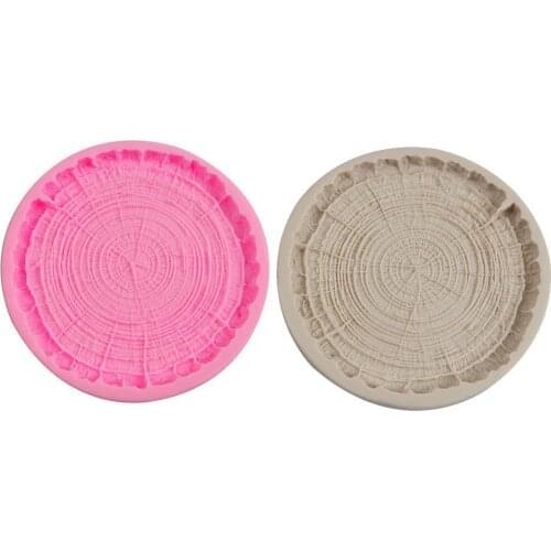 Tree Stump Silicone Cake Fondant Decor Mold Chocolate For Fondant Log Silicone Mold Cake Decor Baking Medium Mould R3D7