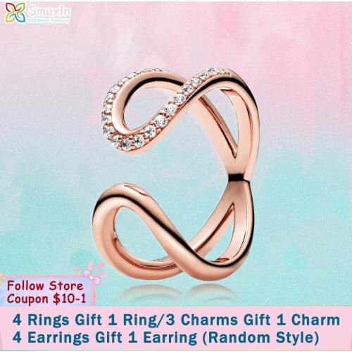 Smuxin Women's Silver Rings