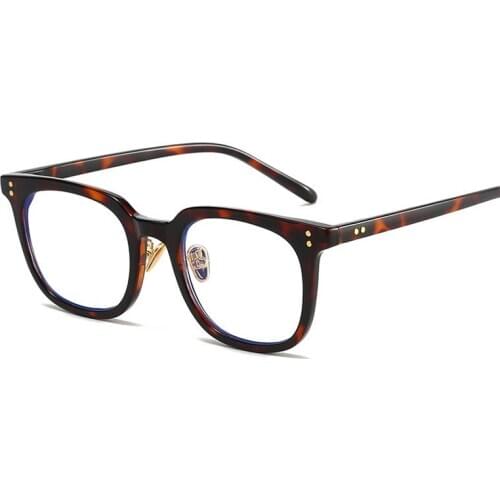 Vintage Transparent Glasses Frame Men Square Blue Light Blocking Glasses Women Optical Eyeglasses Spectacle Frames Clear Eyewear