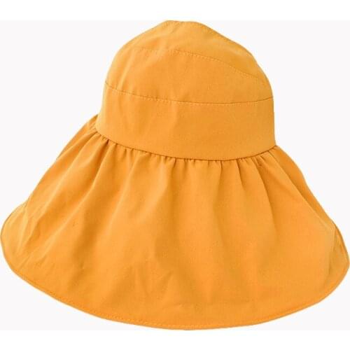 Sunscreen cap womens face anti-ultraviolet large cap eaves tied ponytail cap summer sun shade empty sun cap Free Shipping