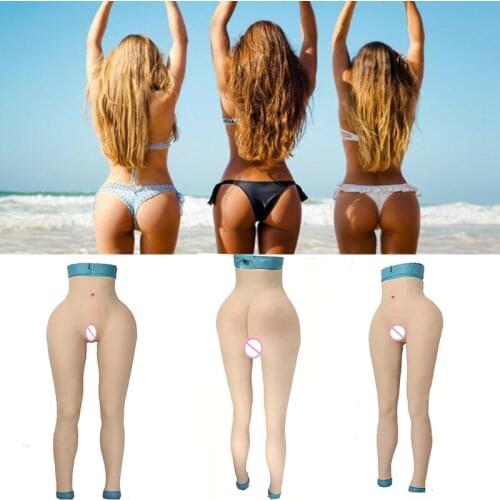 Body Crossdresser Transgender Transgender Queen in Silicone Fake Vagina Panties Butt Lifting Model Oil-free Suit bragas y tangas