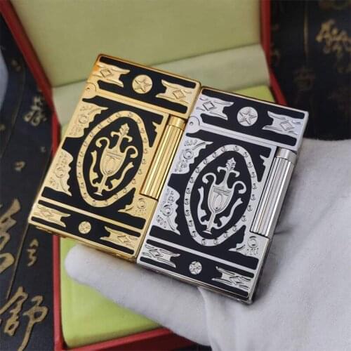 100% brand new made in China retro original DuPont bright sound lighter windproof lighter electronic lighter