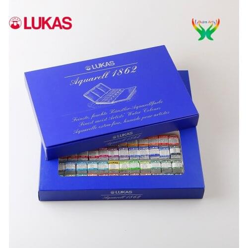 Lukasm grade watercolor, solid 12 color metal box 6711, oil paint, suitable for oil painting and color painting,Artist Quality