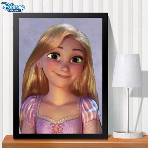Disney Diamond Painting 5D DIY Rapunzel and Princess Aisha Series Diamond Embroidery Handmade Home Painting Decorations
