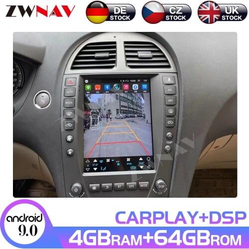 Android9.0 4 + 64G For Lexus ES 2006 2007 - 2012 ISP Screen Car Multimedia Radio Auto Stereo Head Unit Car GPS Navigation Player