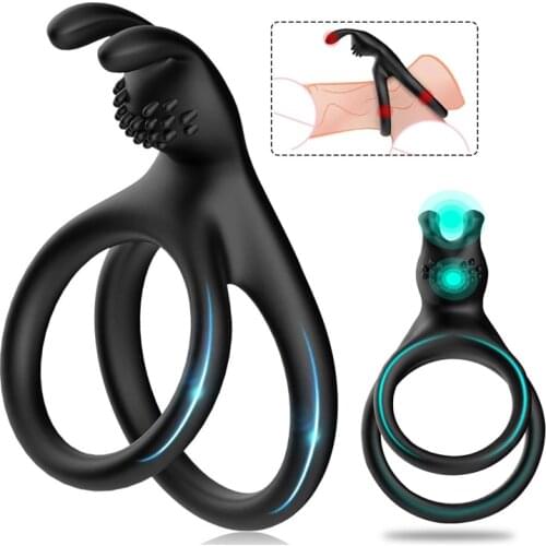 Elastic Penis Ring Delay Ejaculation Cockring Sex Toys for Men Masturbator Stretchy Intense Clit Stimulation Premature