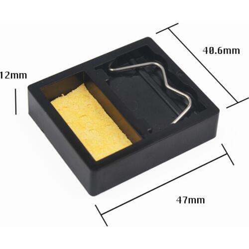 NOVFIX mini Electric Soldering Iron Stand Holder Simple Soldering Iron Frame With Solder Sponge Metal Support Station