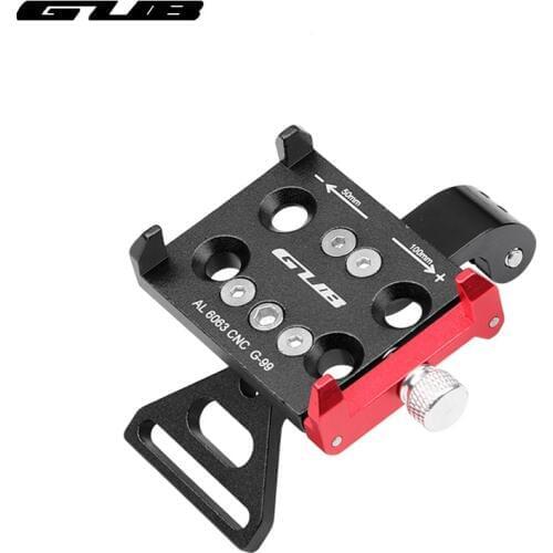 GUB G-99 Phone Mount Bicycle Stem Install Smart Cell Phone Bracket Camera Headlight LED Torch Holder Alloy Anodized Support