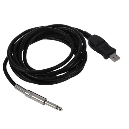 Guitar to USB Interface Link Connection Instrument Cable