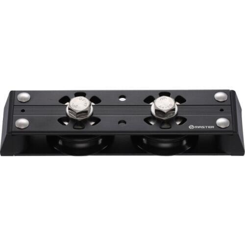 Marine Boat Yacht Sailboat Dinghy 57mm 2 1/4 Inch Cruising Aluminum Organizer 2 Sheaves Big Boat blocks Master DE-5702F