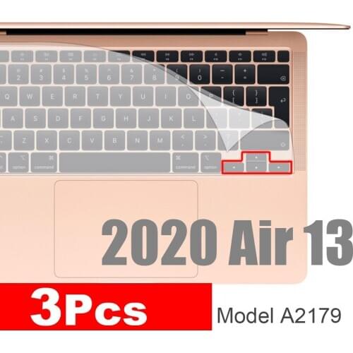 Keyboard stickers keyboard 3 pcs cover For macbook13air New A2179A1932 keyboard cover Silica gel laptop keyboard Protective film
