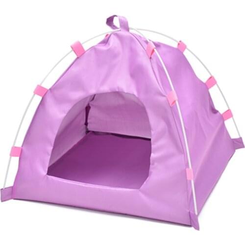 Oxford Pet House Kennels Waterproof Dog Cat Playing Bed Small Dogs Cage Puppy Animal Nest Portable Folding Tent For Travel Perro