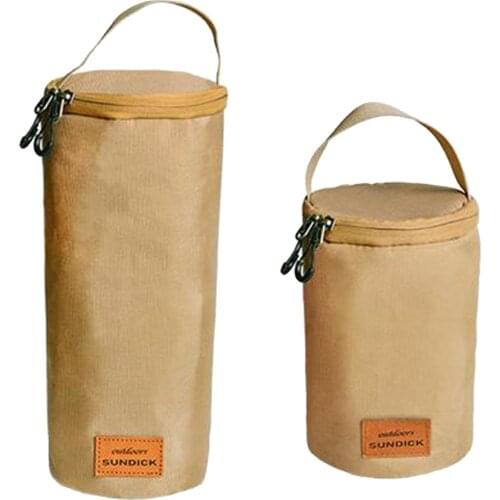 Portable Cooking Gas Cylinder Cover Camping Lantern Storage Pouch Canister