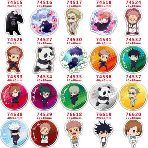 DIY Craft Supplies Sewing Accessories Cartoon Printed Planar Resins Mold 10 Pieces. PR-74515