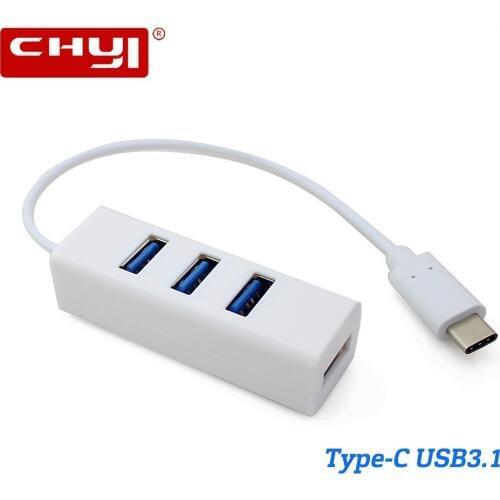 4 Ports USB Hub 2.0 Type C Hub USB Splitter USB-C Type-C Adapter Computer Accessories For PC Laptop Desktop Macbook Pro Phone