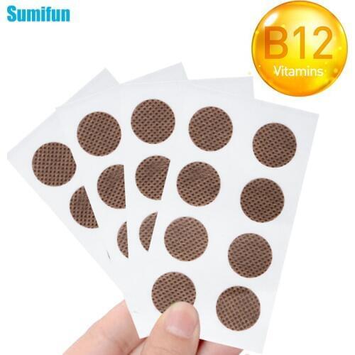 Sumifun 56pcs Vitamin Energy Plaster Pain Relief Patch Muscle Relax Magnet Stickers D3253