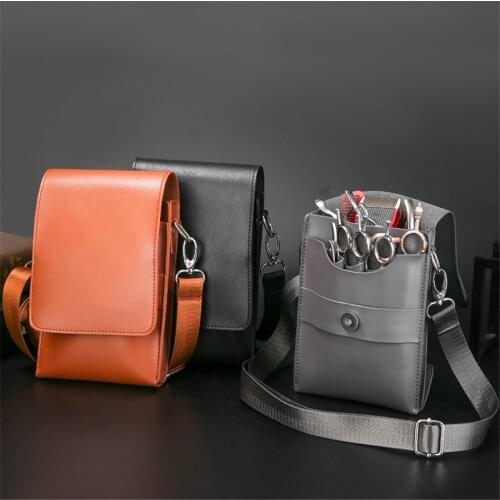 Waist Storage Bag Cross Body of Hairdressing Tool Scissor for Hairdresser Pet Cosmetologist E295