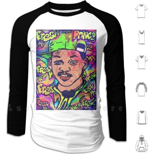F R E S H P R I N C E Hoodies Long Sleeve Fresh Prince Of Belair Fresh Prince Will Smith 90s Old School Pop