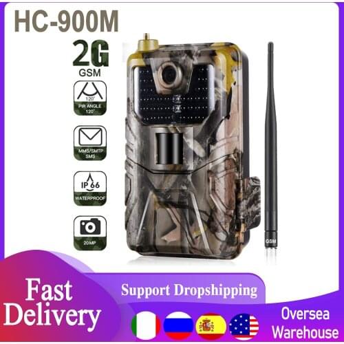 Outdoor 2G Hunting Trail Camera 20MP New Wild Animal Detector Cameras HD Waterproof Monitoring Infrared Night Vision Photo Trap