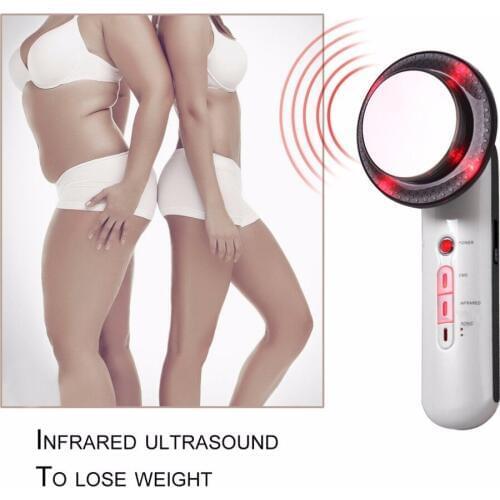 Ultrasound Cavitation Body Slimming Anti-Cellulite Massager Weight Loss Fat Burner Galvanic Infrared Ultrasonic Therapy Tool