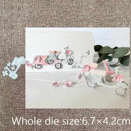 XLDesign Craft Metal stencil mold Cutting Dies Electric car decoration scrapbook die cuts Album Paper Card Craft Embossing