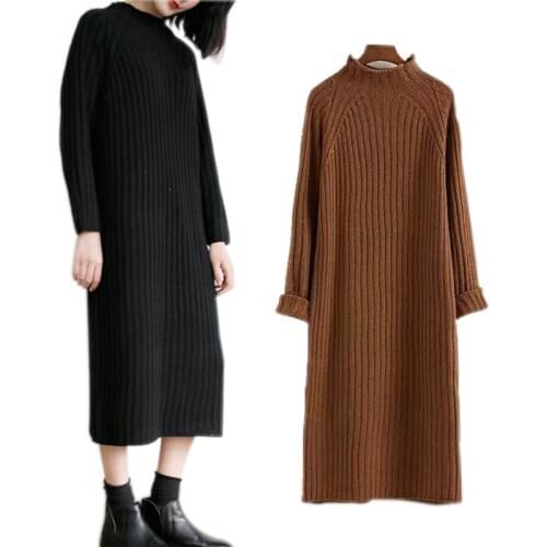 Womens Fashion Kroean Style Knitting Sweater Female Turtleneck Slim Pullovers Office Ladies High Quality Clothing LWL144