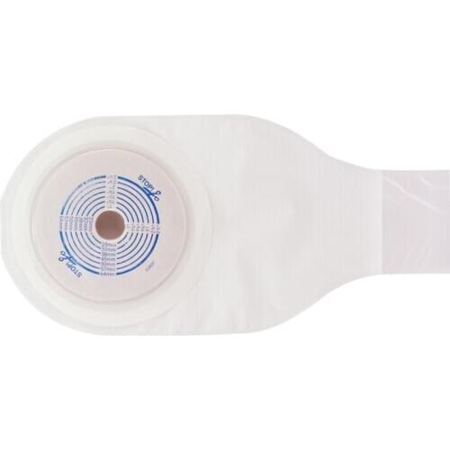 10 pcs Ostomy bag one-piece drainable pouch disposable anus stool bag 19-64mm