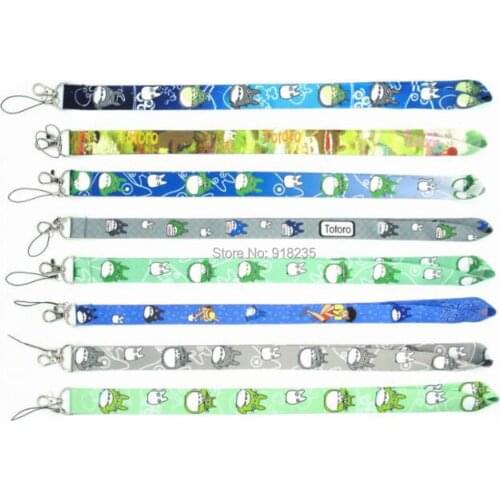 20/Lot My Neighbor Totoro Lanyard Key Card ID Neck Straps Gifts Toys W