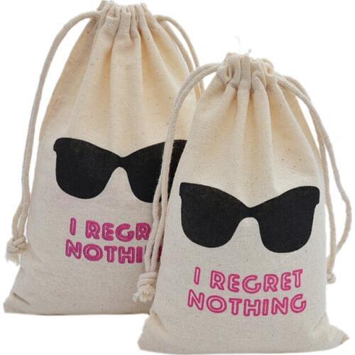 50pcs I Regret Nothing Hangover Kit Bags Wedding Favors Gifts For Guests Holder Bag Bachelorette Hen Party Supplies