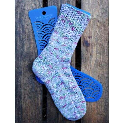 Acrylic Japanese Waves or Mountains Sock Blocker 5 sizes,Socks forms,Handmade Socks Blockers,Hand knit socks Knitting gift idea