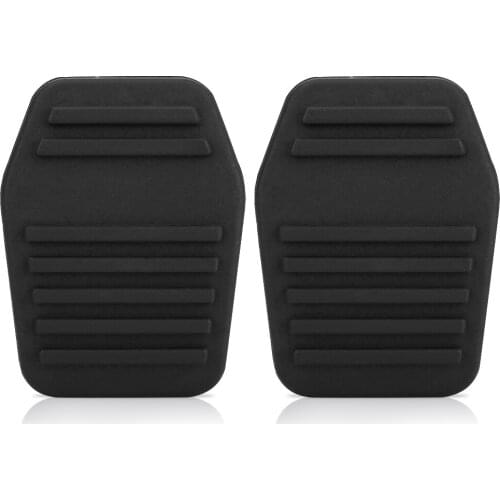 Black 1 Pair of Clutch Pedal Pads Rubber Cover for Ford Transit MK6 MK7 2000-2014 Car Accessory