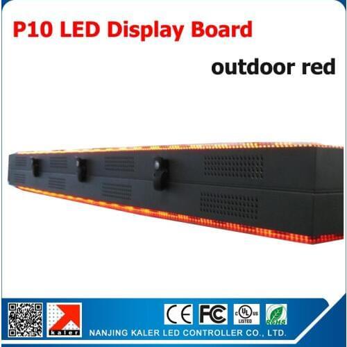 Double Side P10 Led Display Board Scrolling Message LED Signs 32*160pixel 1/4 scan Red Color LED Display Signboard