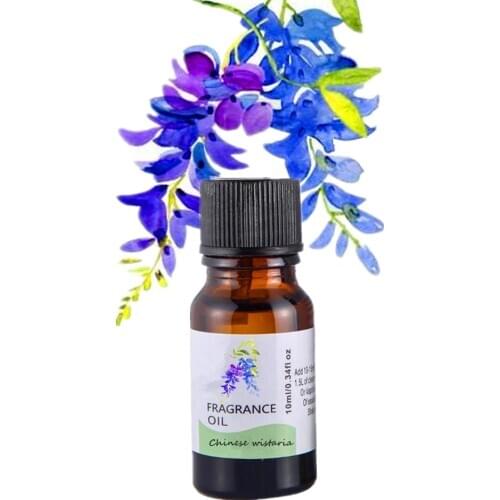 20ml Flower Fruit Essential Oil for Aromatherapy Organic wistaria aromatic Essential Oil Relieve Body Stress Massage Help Sleep