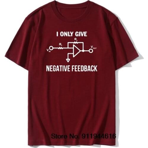I Give Negative Feedback Computer Engineer T-Shirt Men Fun Summer Cotton Short Sleeve Funny Print Retro T Shirt Big Size
