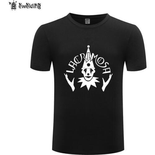 Music Rock Lacrimosa Gothic Metal Printed Men T Shirt Hip Hop T Shirts Men Cotton Short Sleeve Tshirt Streetwear Tee Shirt Homme