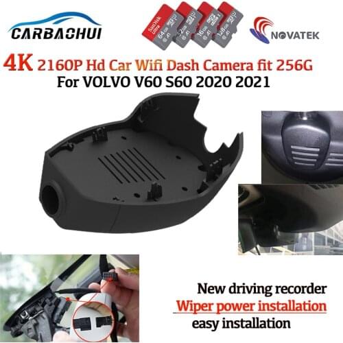 New ! car driving recorder Easy to install For VOLVO XC60 S60 2019 2020 Car DVR Wifi Video Recorder Dash Cam Camera hd