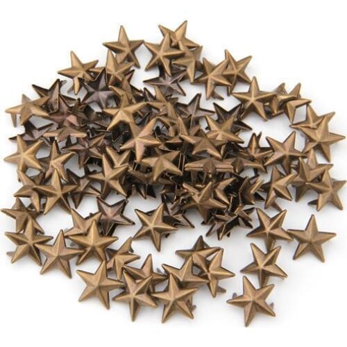 HHTL-100X Bronze Rivets applies 15mm star rivets bag / Shoes / Gloves