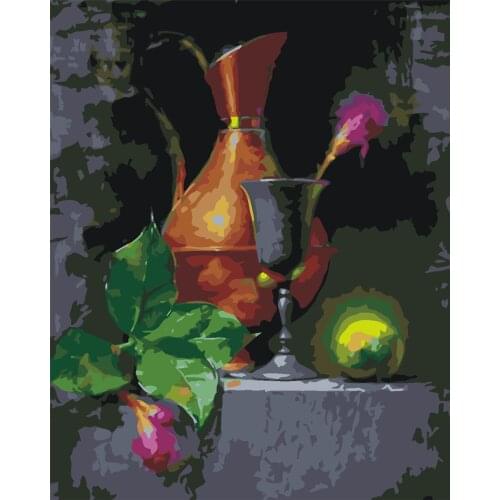 Trauma Hello Diy Painting By Numbers Kits Figure Painting Acrylic Coloring By Numbers For Home Decor 40x50cm No Frame